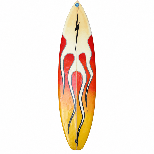 Prancha de Surf Vintage Lightning Bolt 6'0